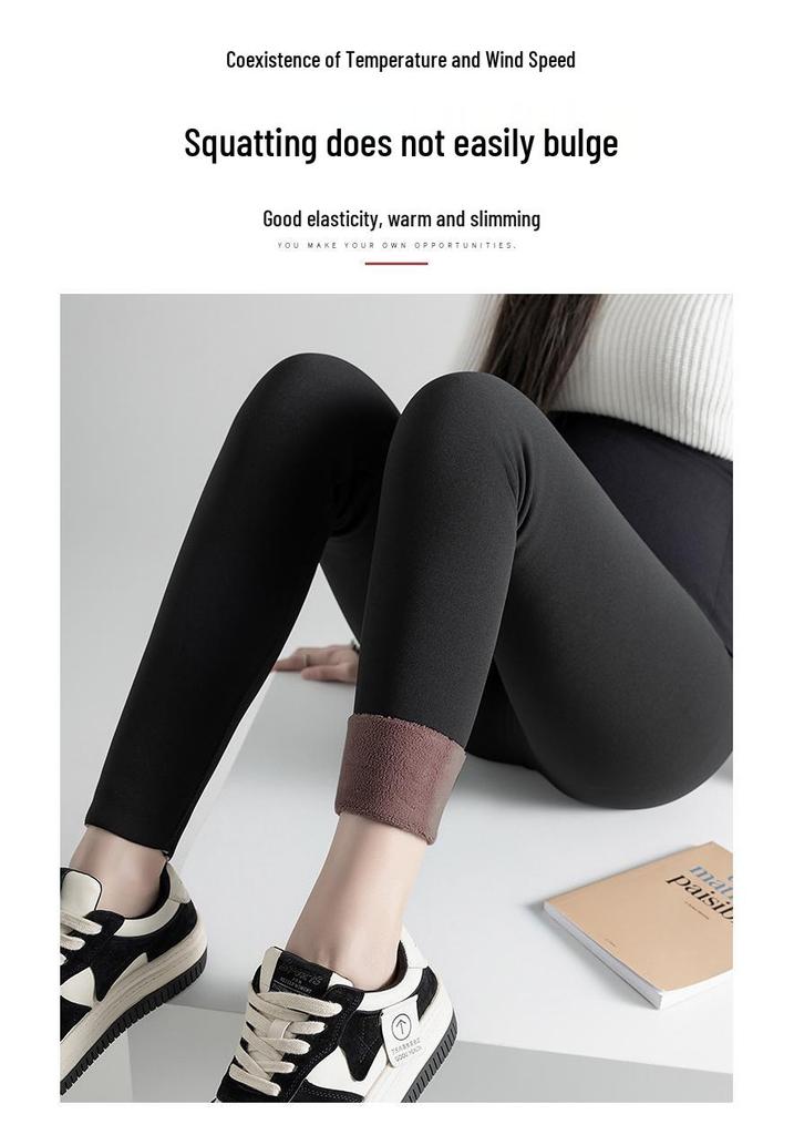 Maternity Sharkskin Leggings: Butt-Lifting, Velvet-Lined, No-Belly-Tightness Yoga Pants for Autumn & Winter.