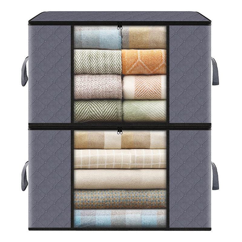 Вместительная стеганая сумка на молнии для хранения подушек и одежды Vertical 504828cm 641₽