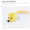 Catnip Plush Mouse Shaped 3Pack For Indoor Cats, Interactive Soft Toy, Durable Catnip Toy, Promotes Activity
