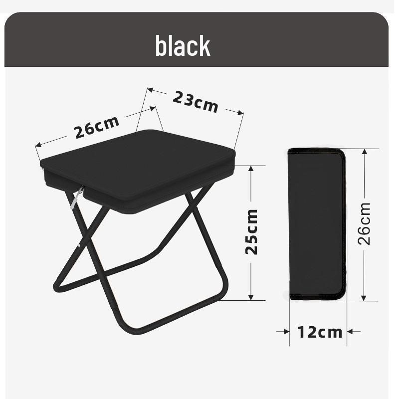 Portable Folding Stool and Pencil Case for Camping and Students