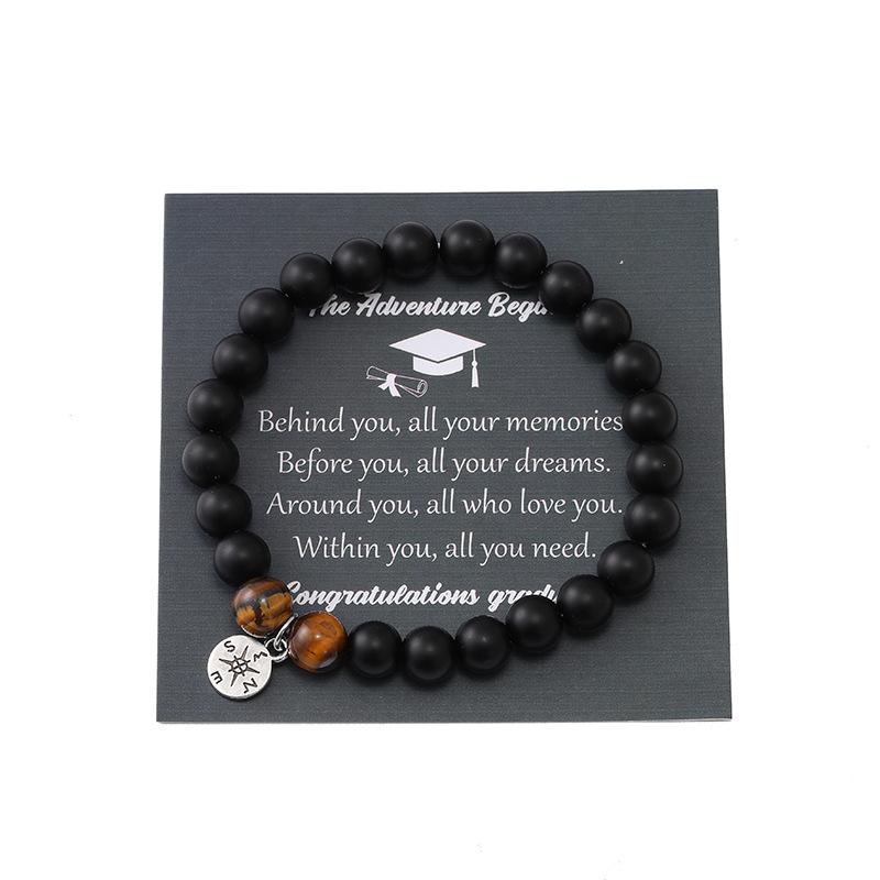 

Новый цвет императорский камень компас бусинный браслет нишевый дизайн подарок браслет