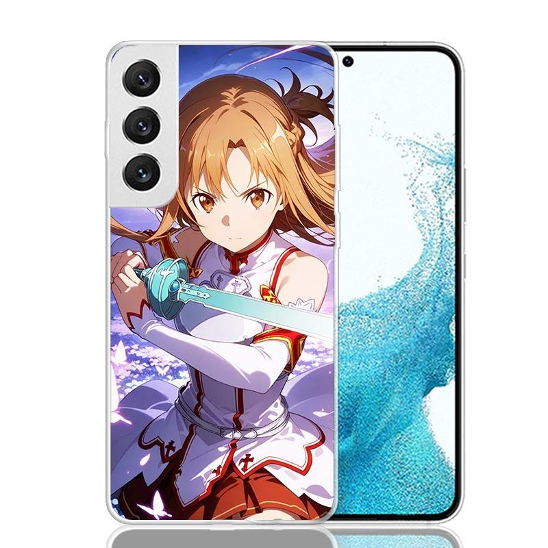 Sword Art Online Yuuki Asuna Phone Case For Samsung Galaxy S26 S25 Edge S24 S23 FE S22 Ultra S21 Plus S20 + Fundas Cover Coque G