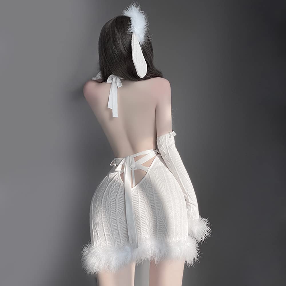 Sweater to Kill a Sexy Extremely Erotic Lolita Open High Fashion Maid Maid Dumpling Girl Cosplay Shiro [SHLYMP] Virgin, Cosplay, Erotic, Naughty,