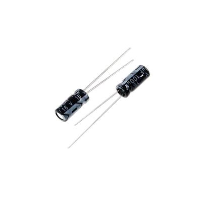 20PCS 100uF 16V 105°C Radial Electrolytic Capacitor 16V100UF 5x7mm Electrolytic Capacitor 100UF 16v 105c