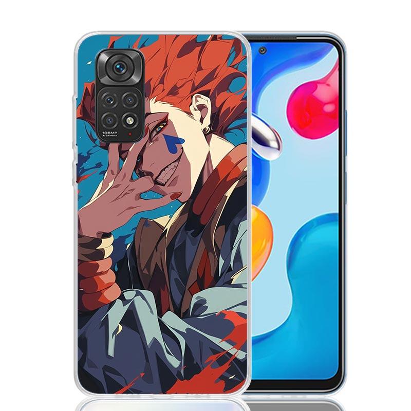 Huner X-Hunters Hisoka Phone Case For Xiaomi Redmi Note 15 14 13 12S 12 Pro Plus 11S 11E 11 11T 10S 10 Art Soft Pattern Cover Re