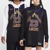 Nike LeBron James Lakers City Edition Basketballweste 2023/24 Unisex Tops Schwarz DX8763-012
