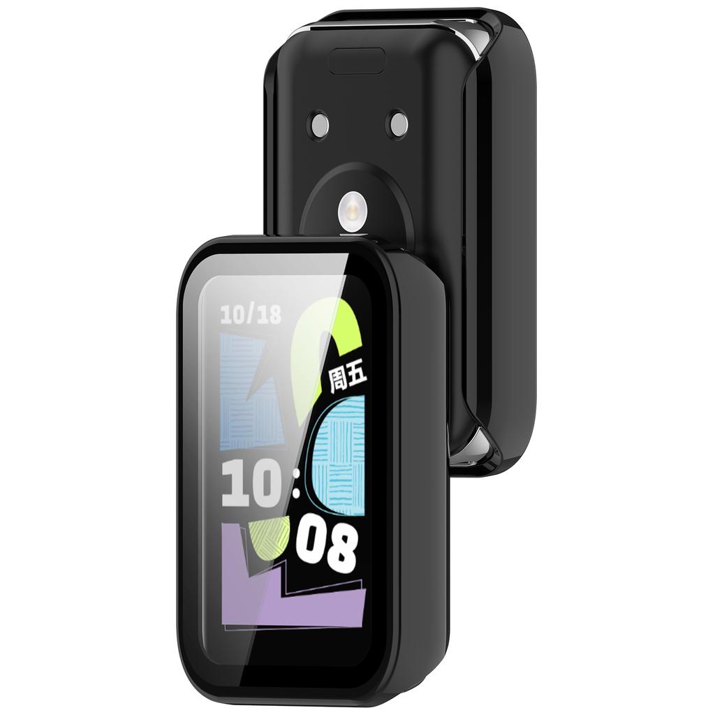 For Honor Band 10 Watch Case PC Frame Cover with Tempered Glass Screen Film