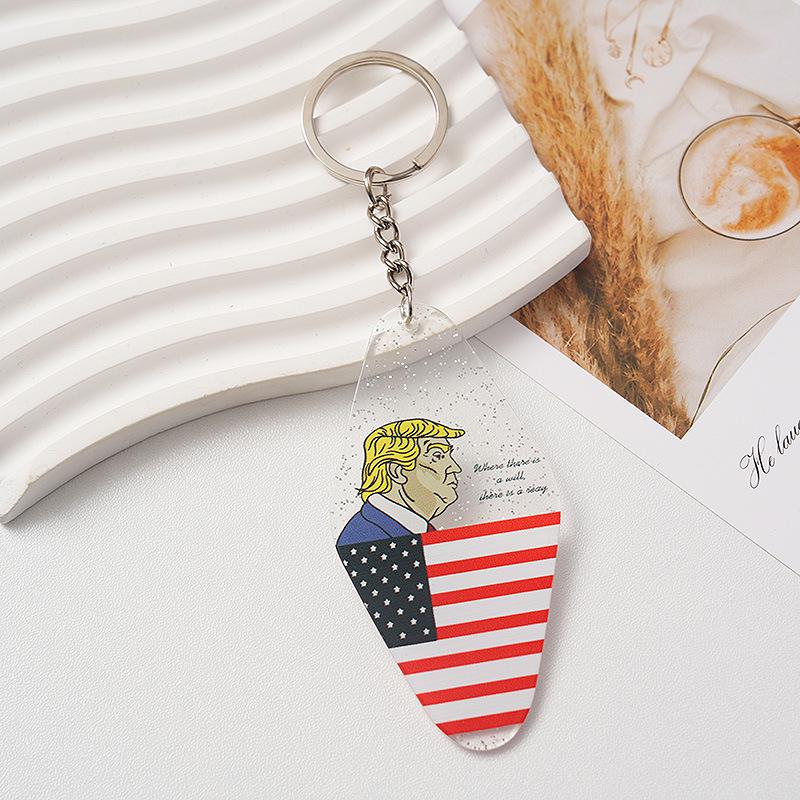 Acrylic Keychain Diamond Nameplate for Hotel Room Numbers