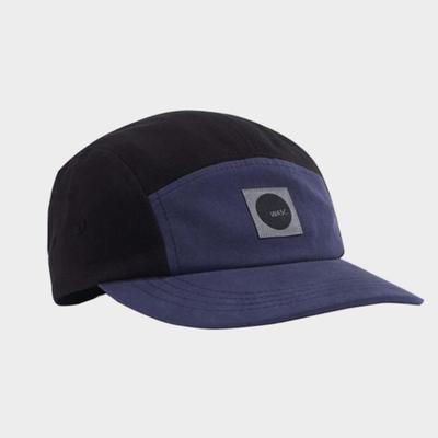 LOOKING4U WASC 5-Panel Signature Label Camp Cap C1 Marineblau