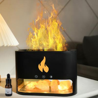 Essential Oil Diffuser USB Electric Flame Aroma Diffuser with Night Light Portable Aromatherapy for Home Room Christmas Gift