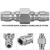 8mm Dual Male Quick Connect PCP Adaptor Foster Fitting
