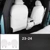 Leather Seat Back Kick Protector Backseat Mat Seat Cover Waterproof Armrest Box Anti Kick Accessories For Xpeng G6 2024