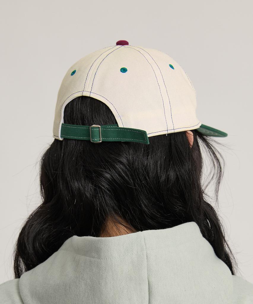 WAIKEI Y Logo Applique Cap Ivory