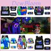 Rainbow Friends Cartoon Backpack For Kids 20l Capacity Oxford Fabric Breathable And Waterproof