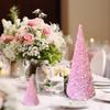 1PC Mini Glitter Tree Props Christmas Tree Ornaments Chirstmas Conical Party Sequins Home Decor