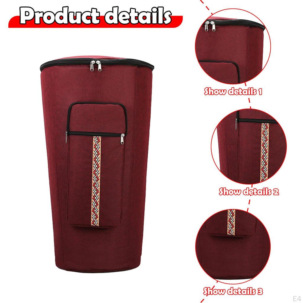 Bag African Drum Anti Collision Dustproof Protection Musical Instrument Accessory