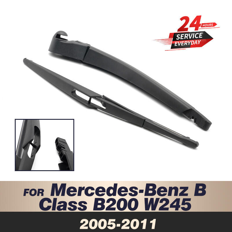 Комплект дворника 12  Задний дворник и рычаг Для Mercedes-Benz B-Class B200 W245 2005-2011 2006 Лобовое стекло Заднее стекло 1 set