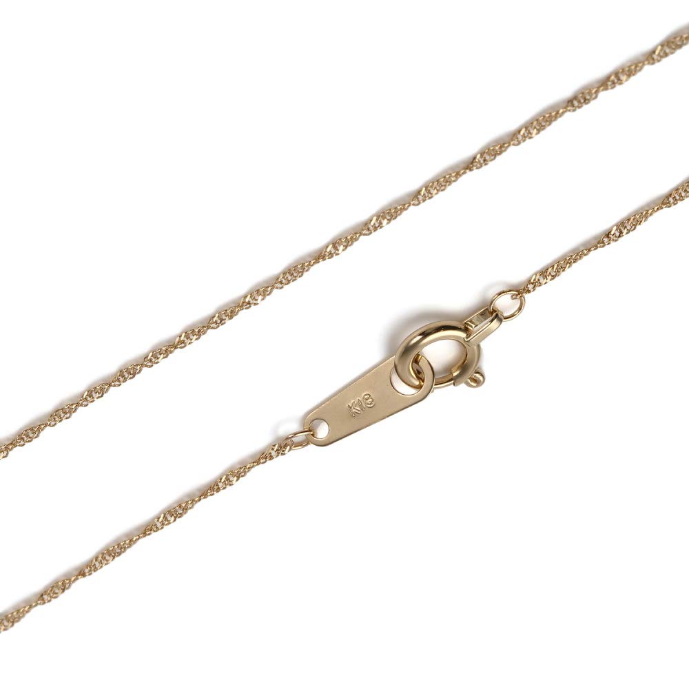 Happy Goods Shop Pearl Akoya Single 18K Gold Necklace, 8-8.5mm Pearl, Gold, 40cm, Women's, Pearl, Pendant,