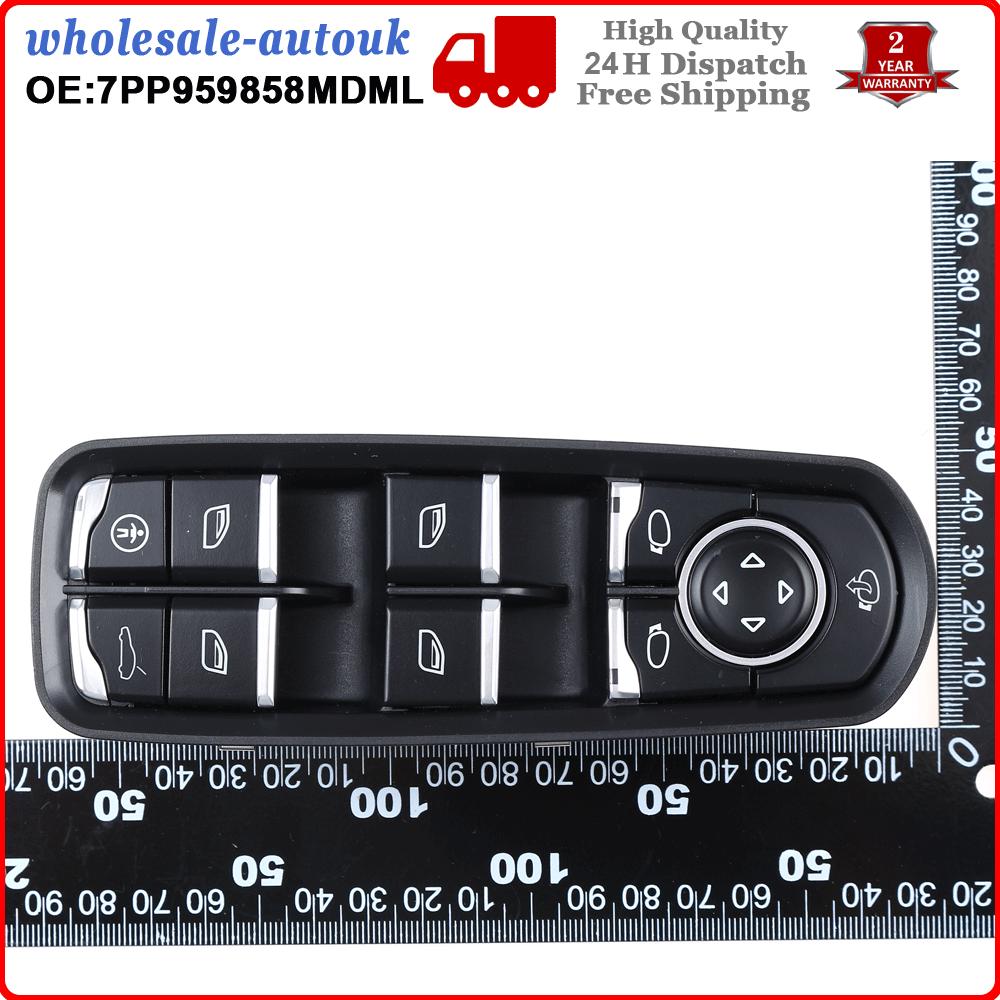 Door Driver Side Electric Power Window Switch For Porsche Panamera Cayenne Macan