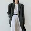 FASHION High-end Design Sense Women's Black Casual Small Blazer Women's 2025 New Fried Street Small Suit Clothes