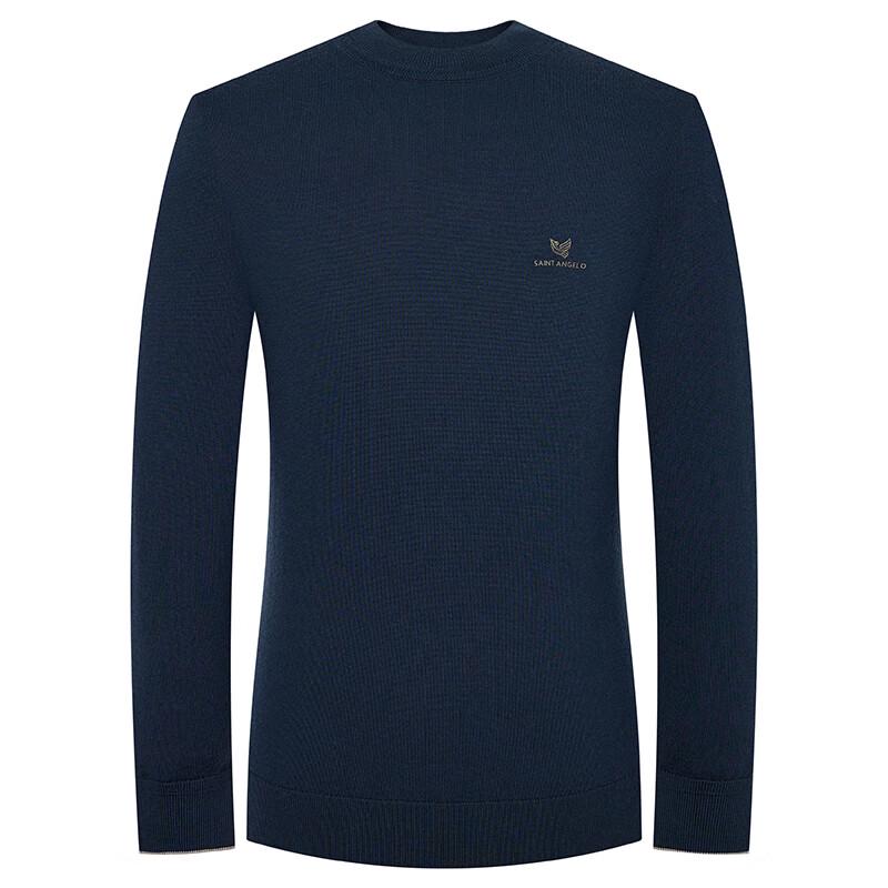 Baoxiniao Men's Machine Washable Mock Neck Wool Sweater