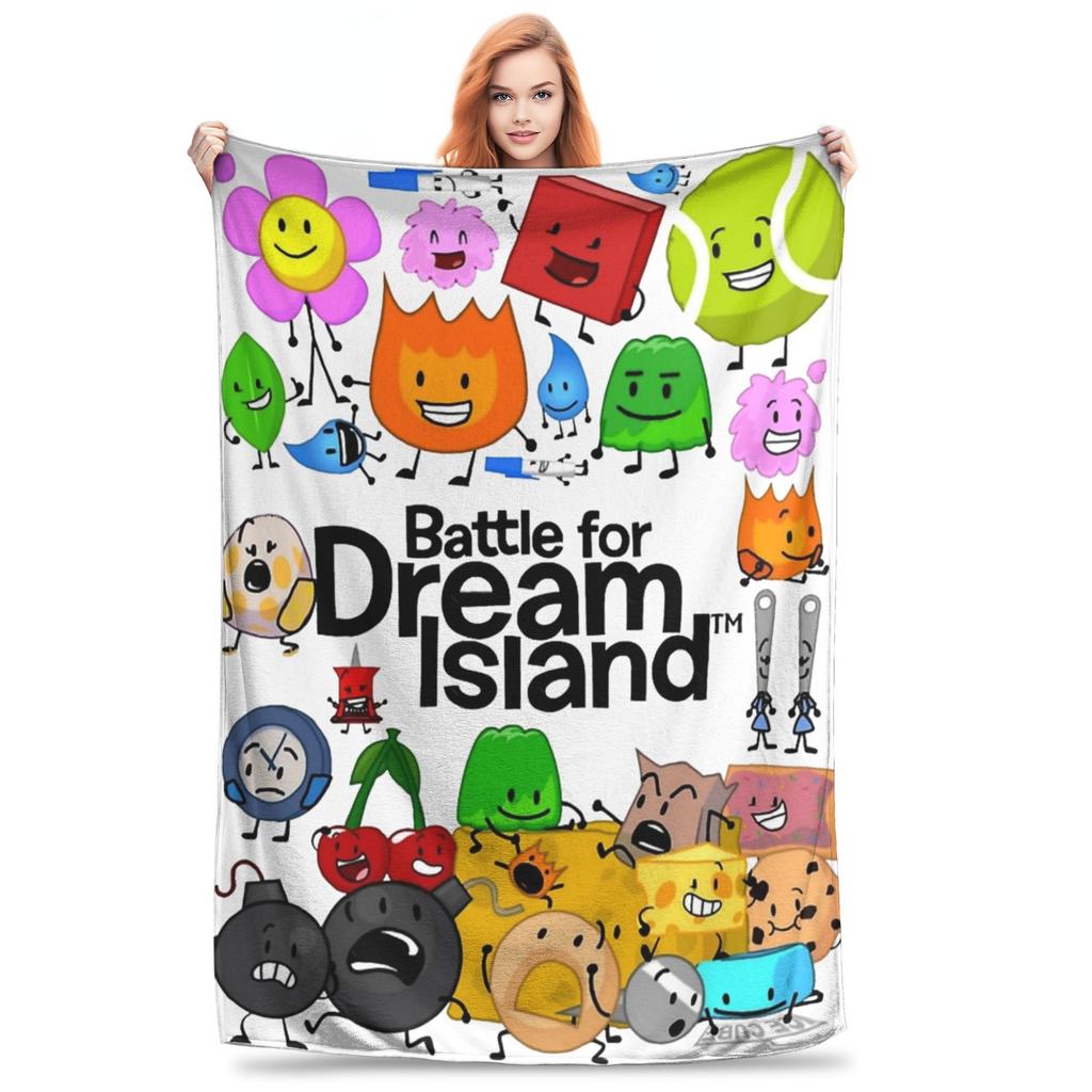 BFDI Battle for Dream Island Inanimate Blanket Multiple Sizes Super Soft Cozy  Throw Blankets for Sofa Couch and Bed
