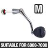 Manovella in Metallo CNC per Mulinello da Pesca con Impugnatura in EVA, Accessori per Mulinello da Spinning per una Rotazione Fluida.