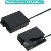 ACK-E10 AC Power Adapter Kit LP-E10 Dummy Battery PS700 DC Coupler Kit Adapter Power Supply for Canon EOS 1100D 1200D 1300DT3