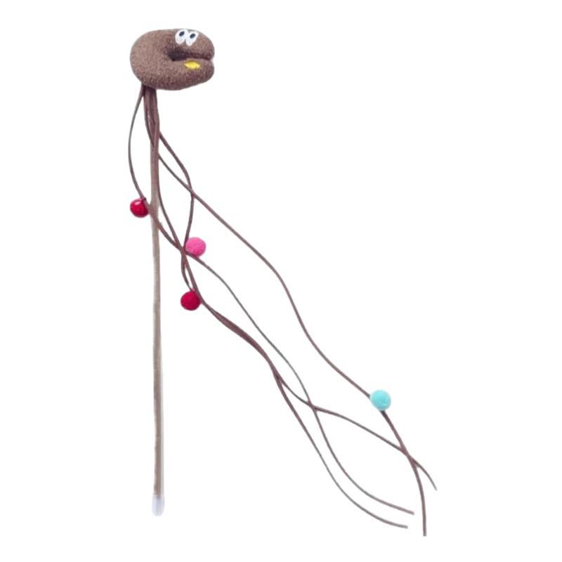 Newcomer Discount: Interactive Cat Toy - Plush Tassel & Sounding Rod