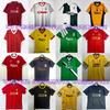 Maillot de Football Rétro Liverpool 93-95 Gerrard Blockcore Manches Courtes Longues Chemise de Football Premier League