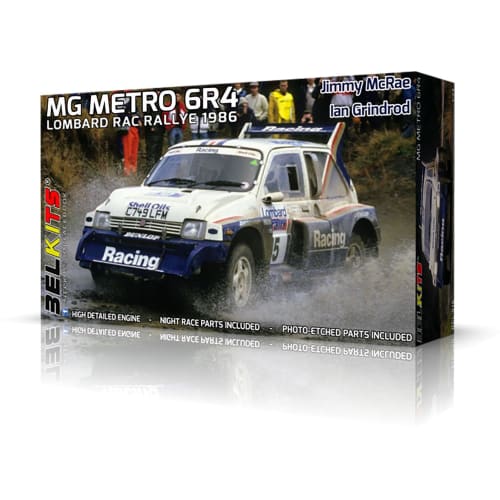 Platz Belkits 1/24 Scale MG Metro 6R4 1986 RAC Rally Plastic Model Kit BEL016