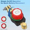 12V24V Car Battery Disconnect Switch Large Round Cover Leakage Protection Truck Battery Disconnect Switch Thickened