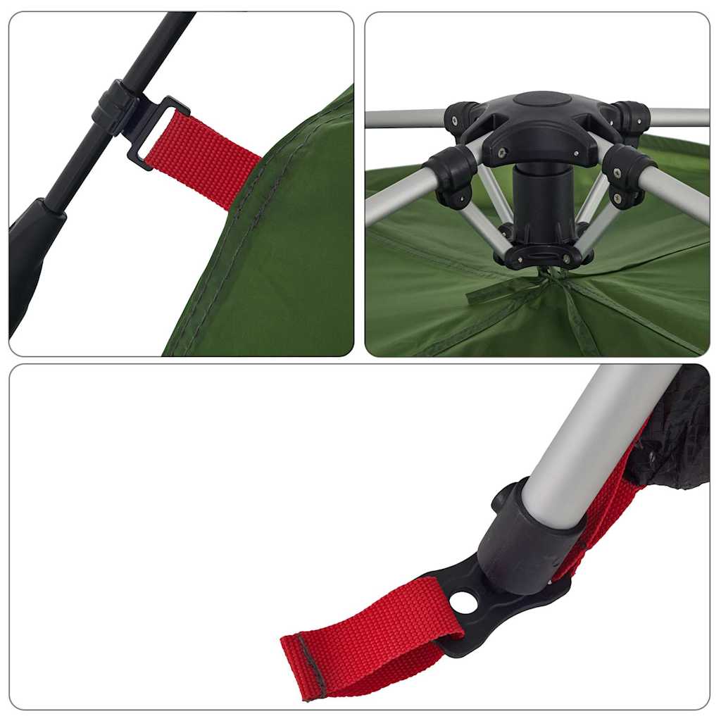 Dome Family Tent for 10 Persons Green Quick Release