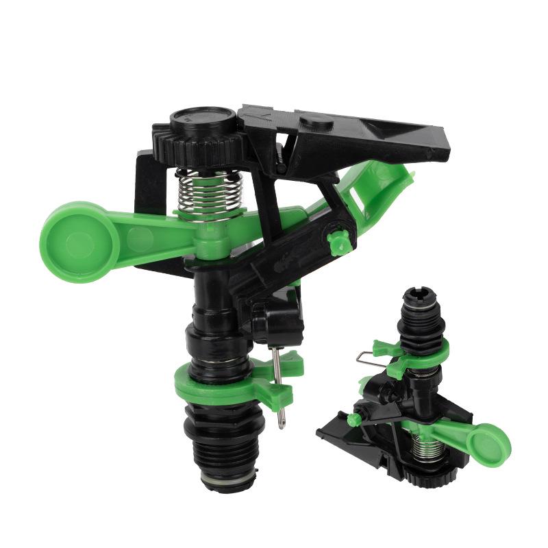 360° Automatic Rotating Oscillating Garden Sprinkler - DN15 Plastic Lawn Irrigation Sprinkler