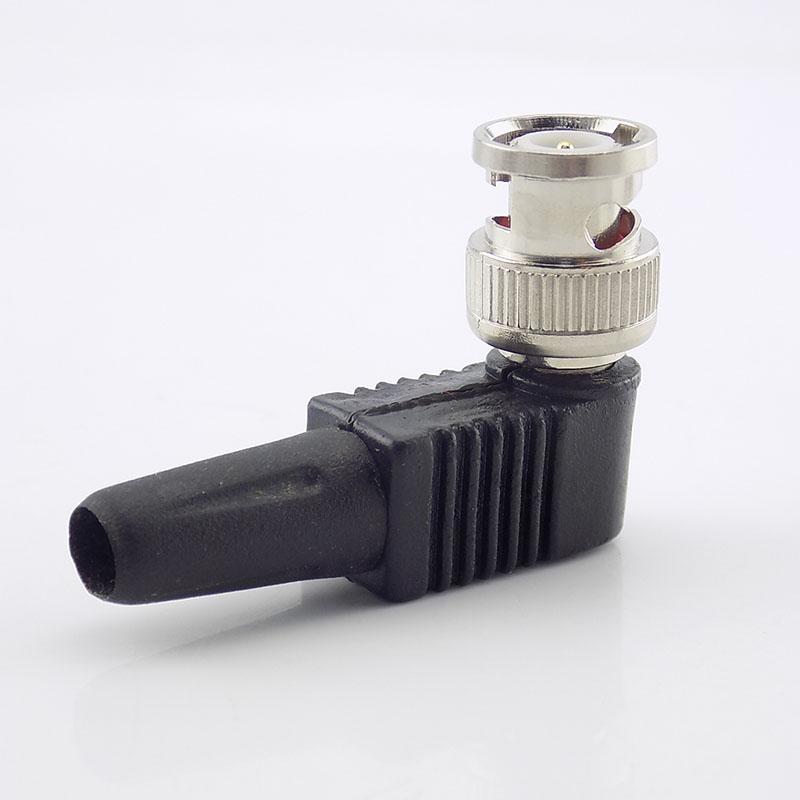 Conector BNC Conector BNC Masculin Twist-on RF Coaxial RG59 Adaptor coadă din plastic pentru supraveghere CCTV Camera Video Audio