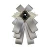 Men's High-End Wedding Bow Tie & Lapel Flower - Double Layer British Trendy Collar Accessory for Formal Suit & Business Shirt