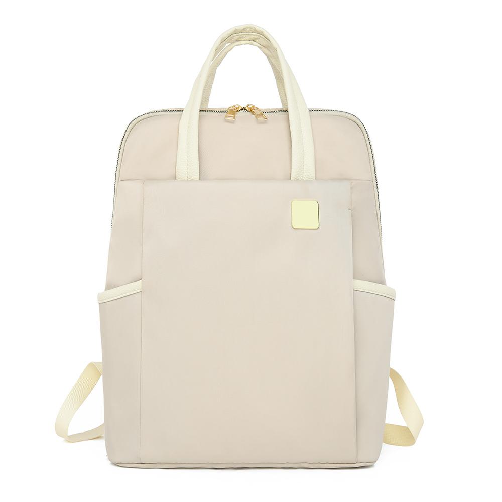 

Рюкзак женский новый дорожная сумка повседневный большой емкости компьютерная сумка женский рюкзак бежевый