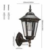 D2 Solar Flame Hanging Lantern Lights Outdoor IP65 3 Modes Solar Powered Lamp Wall Mounted Lights Fence Patio Porch Garden Decor