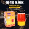 LED Solar Warning Light for Outdoor Construction and Road Safety