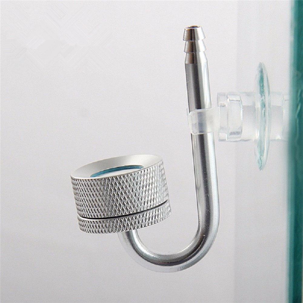 Silver-Purple-Blue Aquarium CO2 Diffuser for Aquatic Plants and Fish Tanks