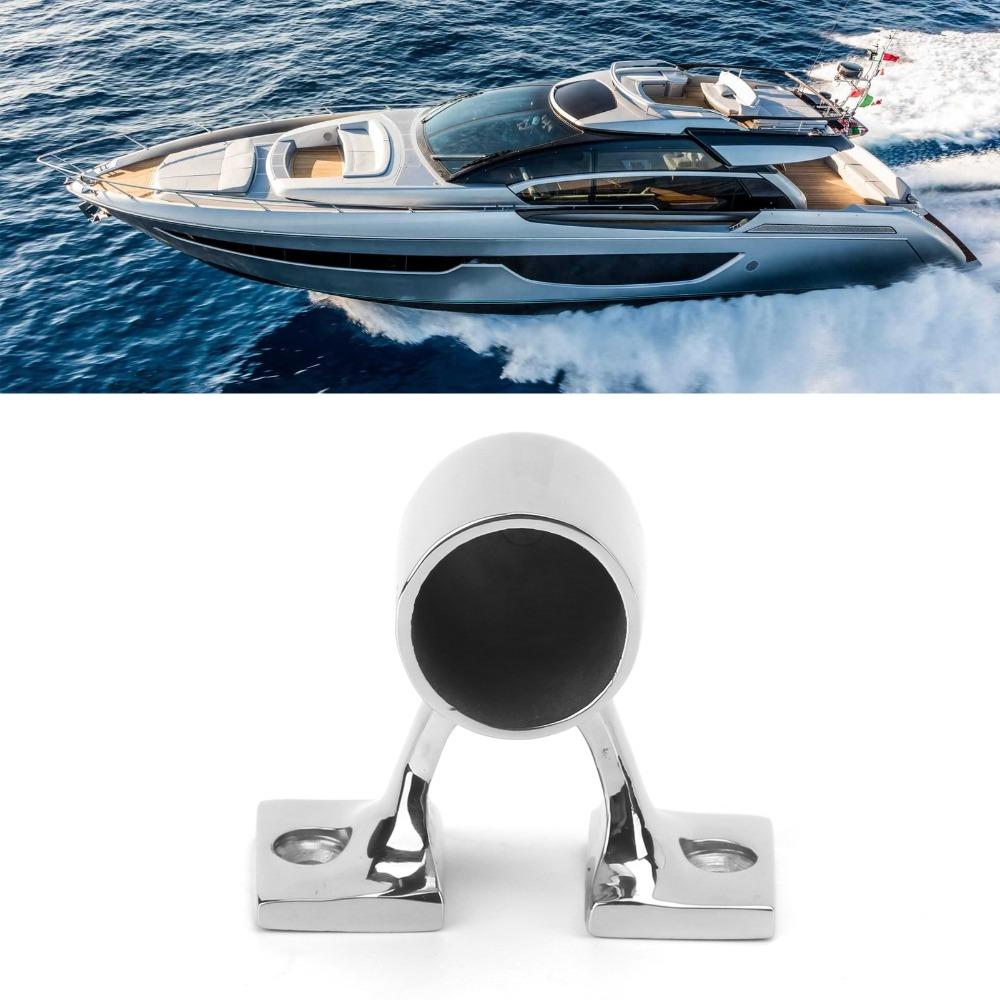 316 Stainless Steel Handrail Fitting 1in Leg Holder Accessories Track End Bracket  Speedboat