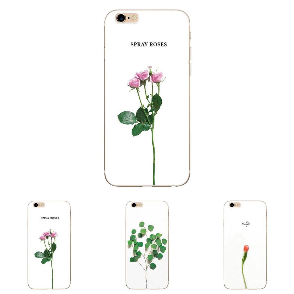 Tulip Patterned Rose Mobile Phone Case For Iphone 6 6s 7 7s Fashion Durable
