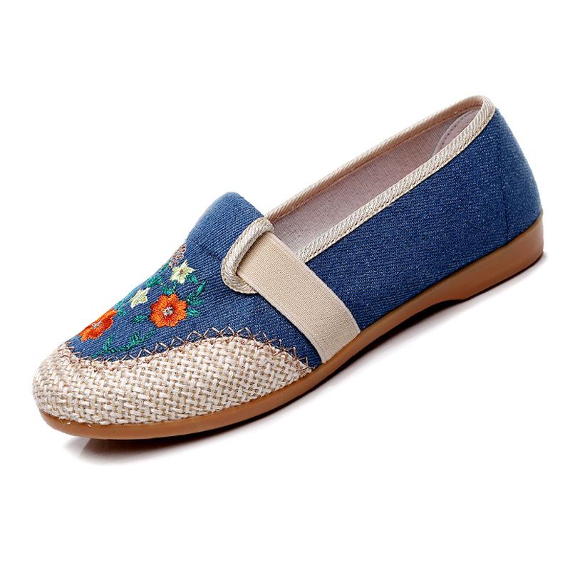Spring New Cloth Shoes Women's Shoes Non-slip Soft Sole Trendy Fashion Versatile Canvas Shoes