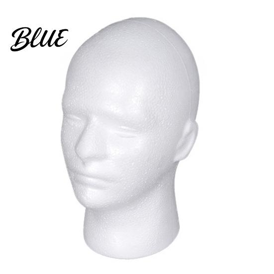 Testa di Manichino per Cappelli in Schiuma, Espositore per Cappelli Maschile Femminile, Modello Leggero, Accessori per la Conservazione di Parrucche, Fabbricazione