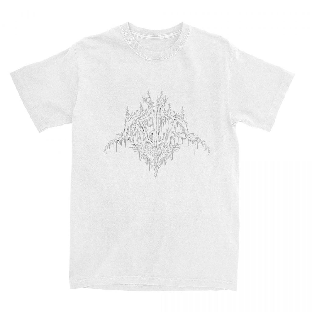 Man T-Shirt Mgla Black Metal Music Logo T Shirts Leisure Beach Tees Vintage Custom Logo 100% Cotton Tops Gift