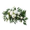 Artificial Flower Swag for Wedding Reception Backdrops Party Table Decoration Wedding Welcome Sign Flower Arrangement