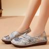 Shoes women's new women's shoes ethnic style polyurethane old Beijing cloth shoes one pedal mother shoes versatile single shoes