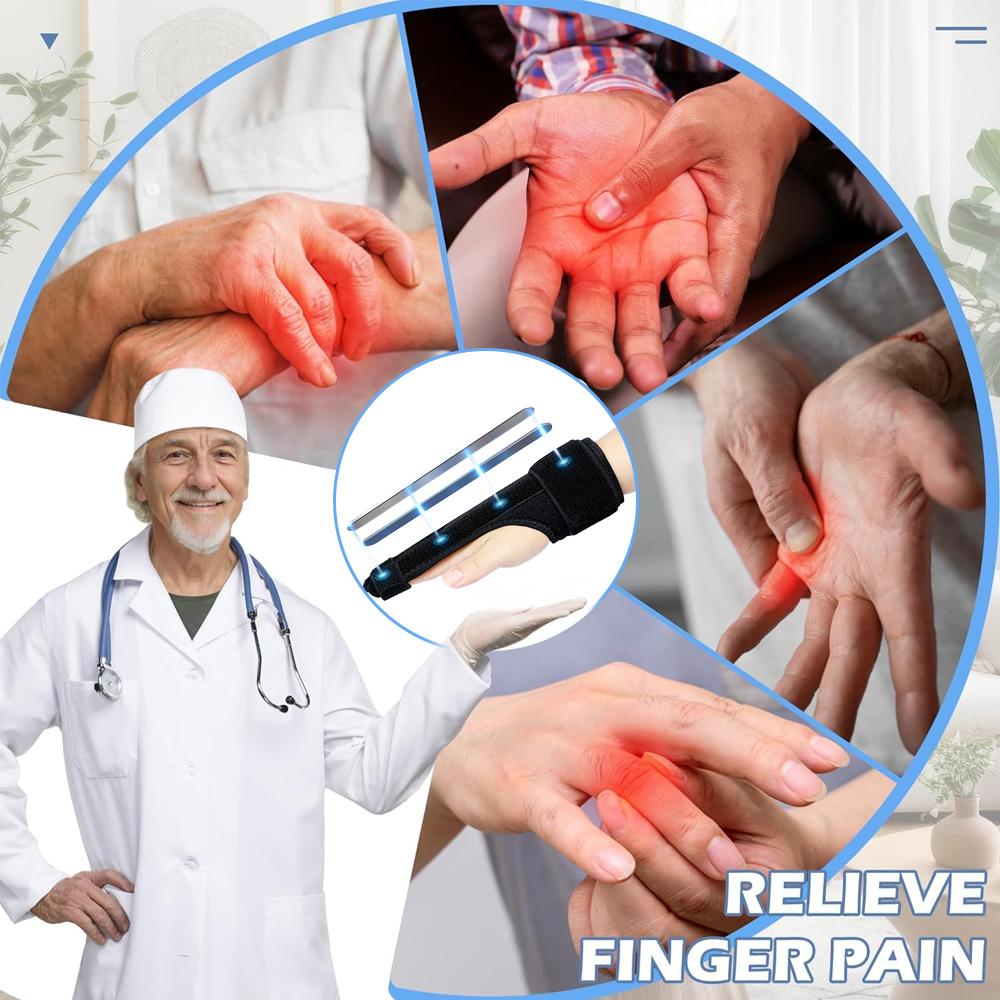 Adjustable Finger Splint For Trigger Mallet Finger Hand Fracture Support Brace Index Middle Ring Little Finger