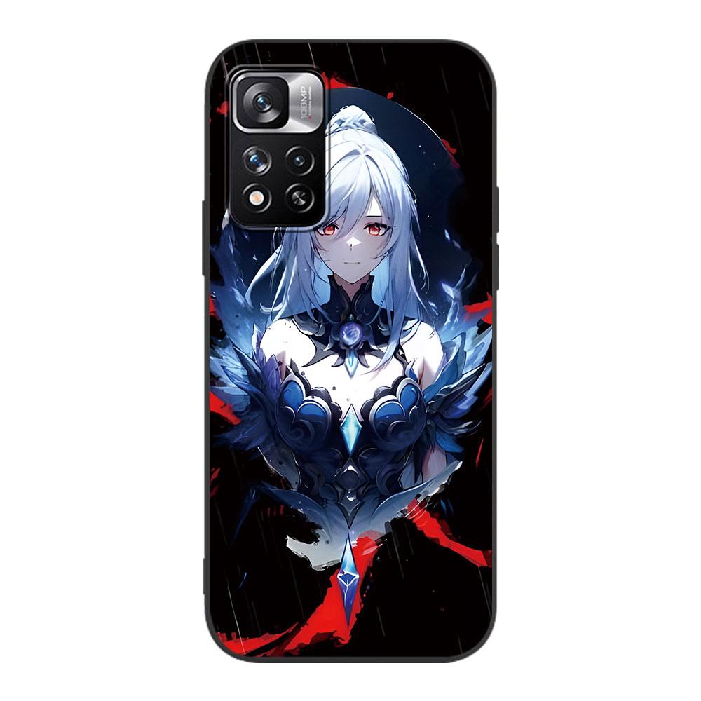 

Jingliu Honkai Star Rail чехол для Xiaomi Redmi Note 11 10S 8T 10 12 Pro Plus 11T 8 9 11E 11S 5 Pro 9S Мягкий черный чехол из ТПУ для телефона Redmi Note 11 4G