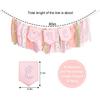 Minnie One High Chair Banner - Minnie 1st Birthday Party Decorations,Pink Minnie First Highchair Banner,Girl First Birthday Highchair,1st Photo Prop